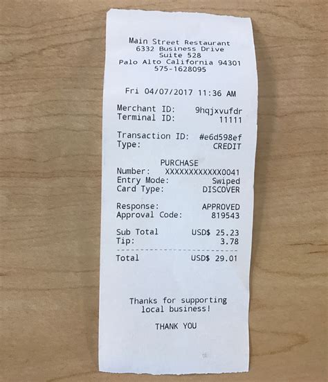 Receipt(11) .